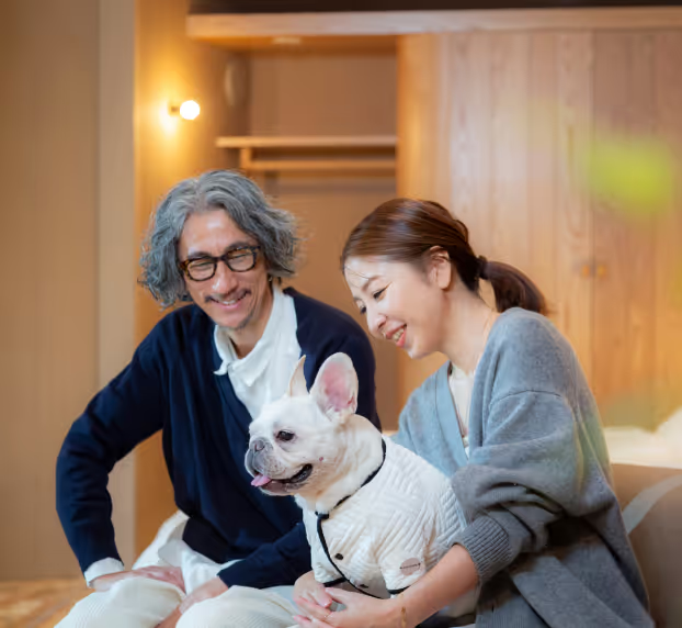 愛犬との日常をそのまま自然の中へ。月3万円台から始める自然の中の