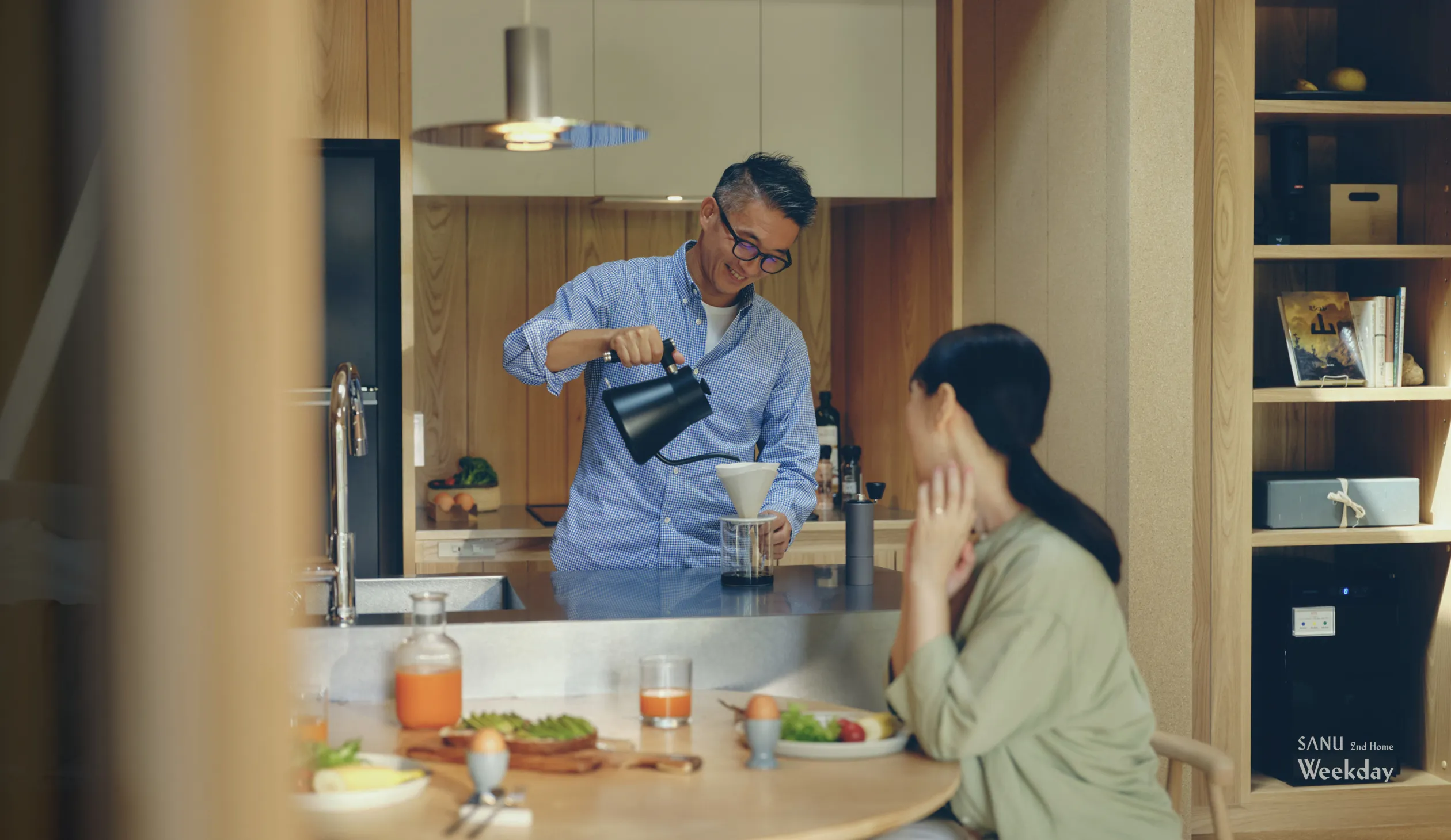 「つくる」を楽しむ、<br>キッチンとコーヒーブレイク