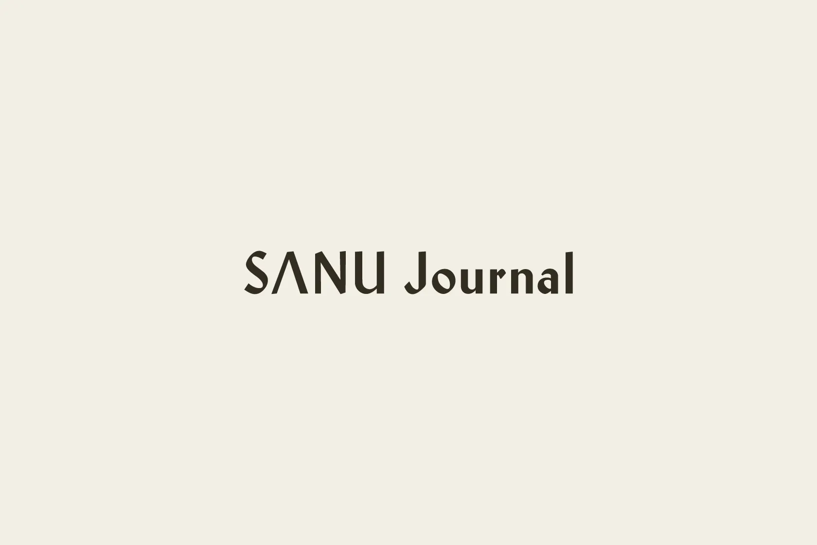 SANU Journal 新刊号のお知らせ