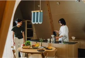 함께 요리하고 식사하세요