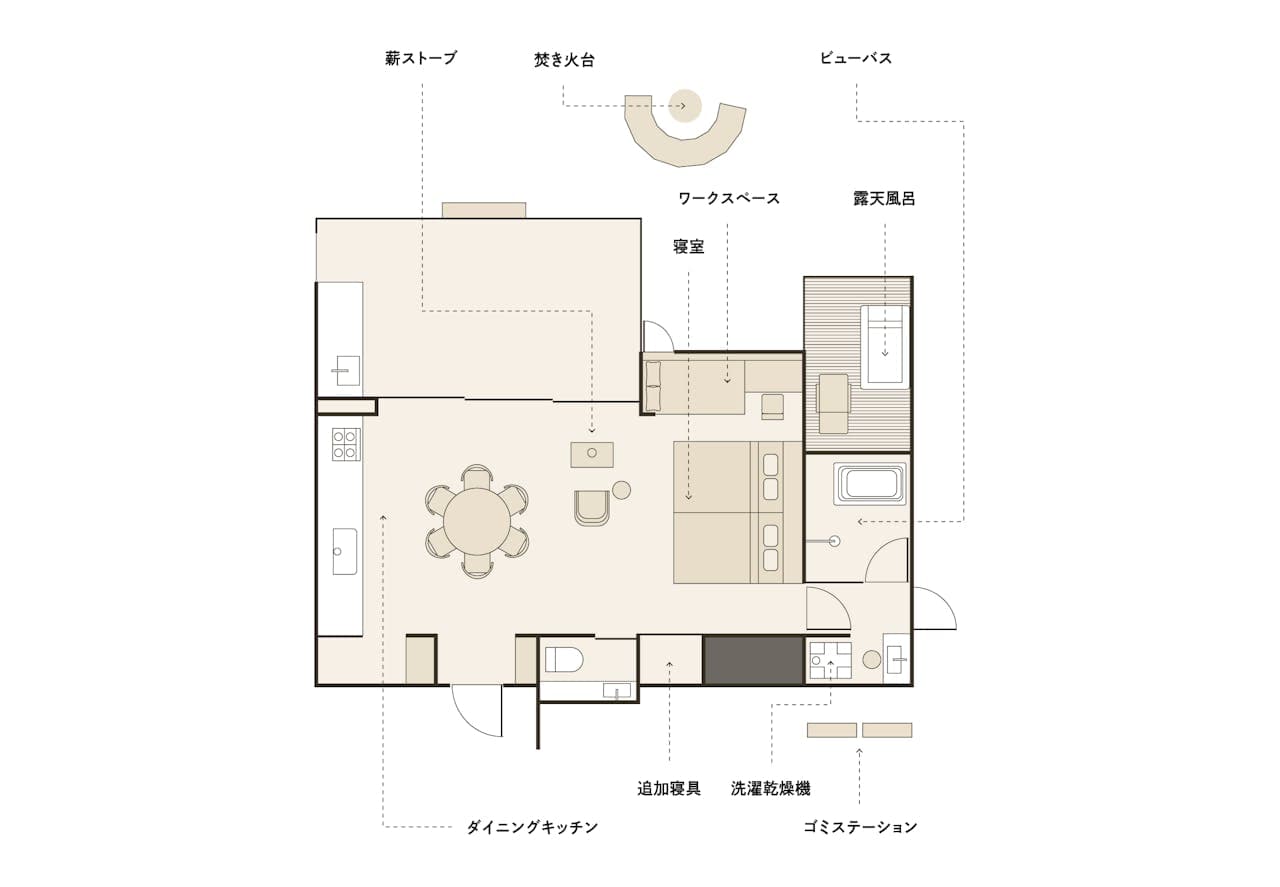 CURRENTの間取り図