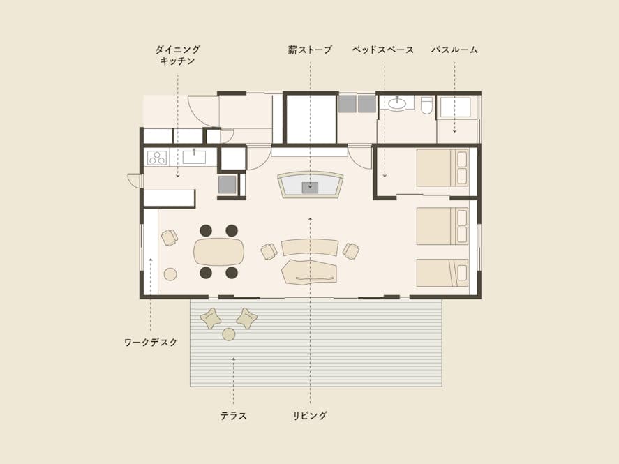 ACORNの間取り図